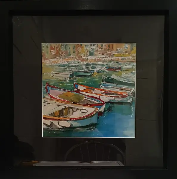 Dariusz Żejmo, Marina, Obraz olejny - płyta, płótno, 30 x 30