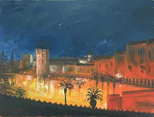 Danuta Zgoł - Morocco at night
