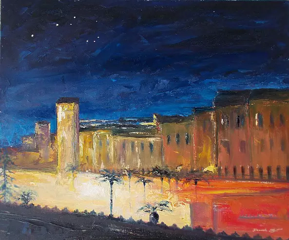 Danuta Zgoł - Morocco at night