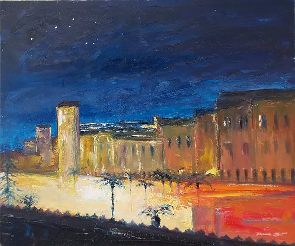 Danuta Zgoł - Morocco at night