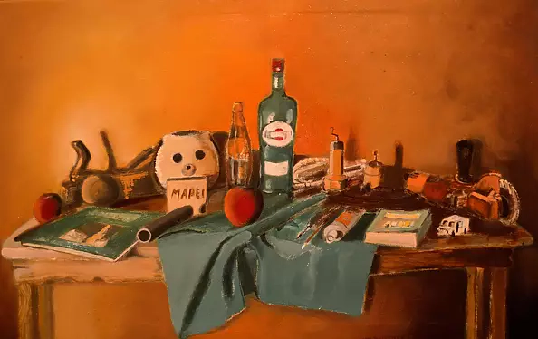 Marek Izydorczyk - Martini and Newspaper Great Painters