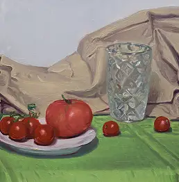 Wojciech Pater, Натюрморт XIV, Масляная картина - плита, 50 x 40