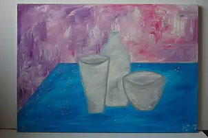   - Still Life with 3 dishes