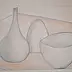 Van Gojda - Stillleben mit drei Vasen