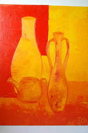   - Still Life with 3 dishes