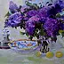 Jerzy Martynów - Still Life with Lemons and lilac