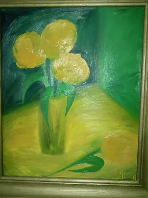 Van Gojda - Still Life with Flowers