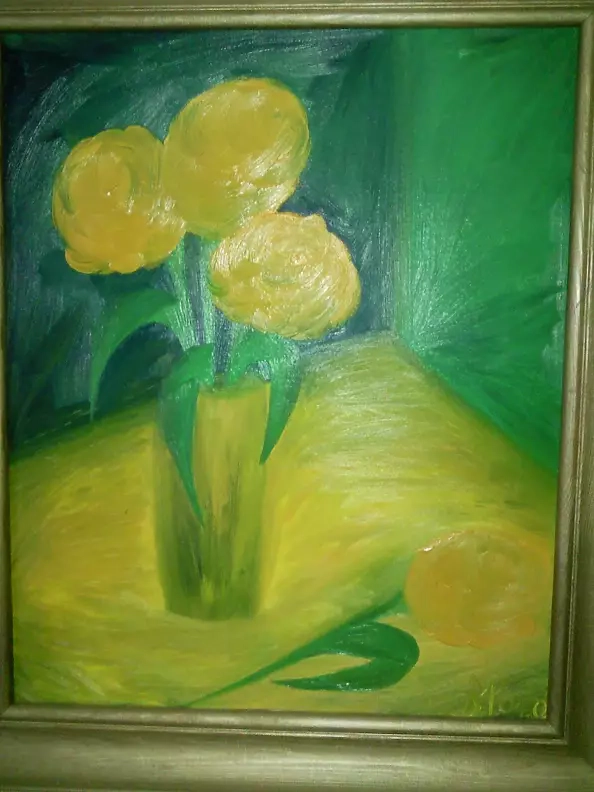 Van Gojda - Still Life with Flowers