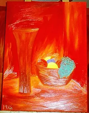 Van Gojda - Still Life with Grapes