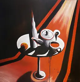 Mikołaj Czechowski, Тем не менее # 1, Масляная картина - холст, 100 x 100