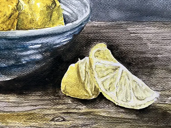 Monika Palichleb - Still life, Lemons