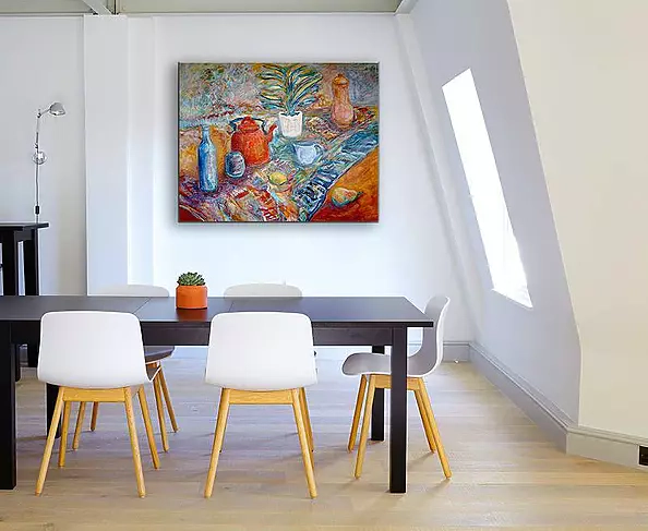 Anna Skowronek - Still life large oil painting on canvas