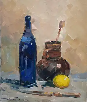 Krzysztof Tracz, Still life, Oil painting - canvas, 40 x 50