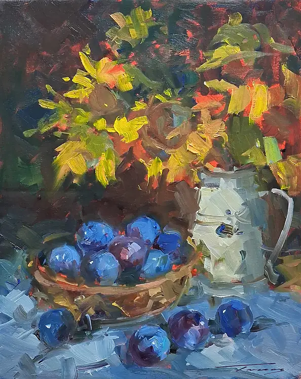Krzysztof Tracz, Still life, Oil painting - canvas, 40 x 50