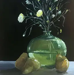 Agnieszka Łuksik, Масло натюрморт, Масляная картина - картон/цупкий картон, 35 x 50