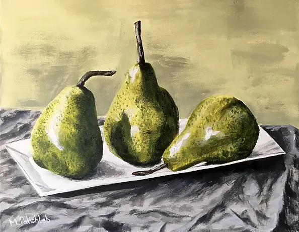 Monika Palichleb - Still Life, No. 3, Pears