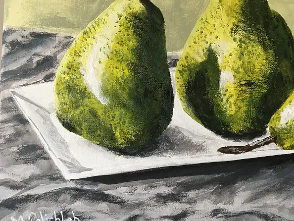 Monika Palichleb - Still Life, No. 3, Pears