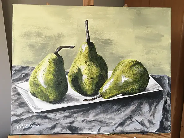 Monika Palichleb - Still Life, No. 3, Pears