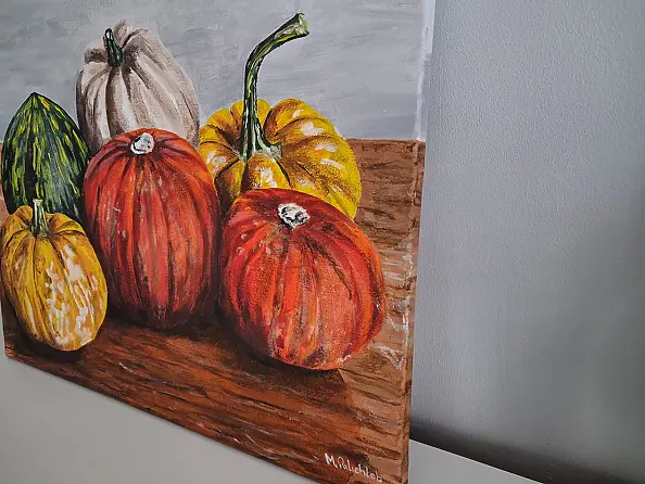 Monika Palichleb - Martwa natura, nr 5, Dynie