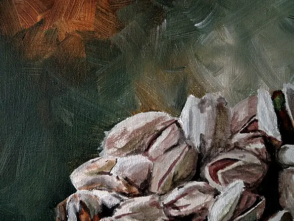 Monika Palichleb - Martwa natura, nr 6, Pistacje