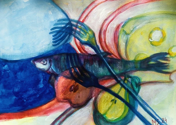 Marzena Salwowska - Martwa natura uginająca rzeczywistość widelcem