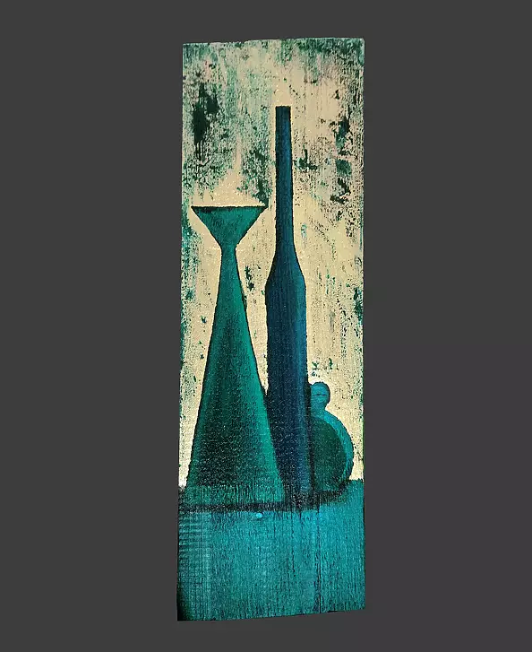 Jolanta Karczewska-Mełnicka - Still life in turquoise