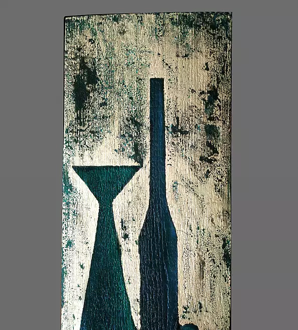 Jolanta Karczewska-Mełnicka - Still life in turquoise