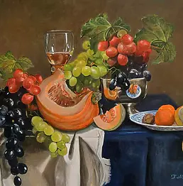 Tomasz Mrowiński - Still life with a pumpkin