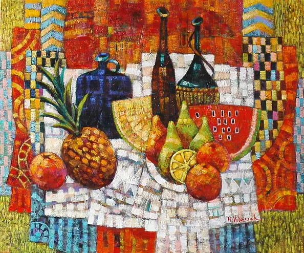 Maciej Urbaniak - Still life with pineapple
