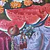 Nikolay Vedmid - Still life with watermelon