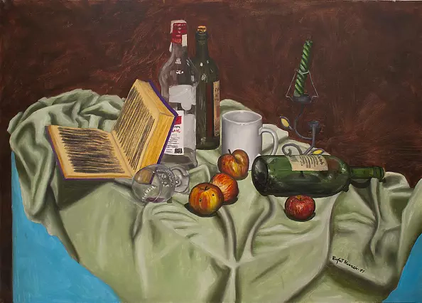 Rafał Huczek - Still Life with a white cup