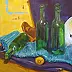 Mariusz Jaksa Czoba - Still life with bottles