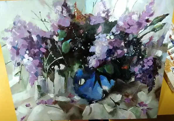 Kiryl Koneu - "Martwa natura z bzem"