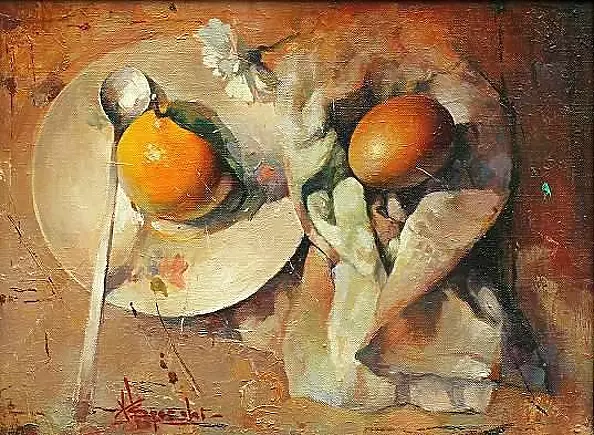 Wacław Sporski - Still life with lemon II