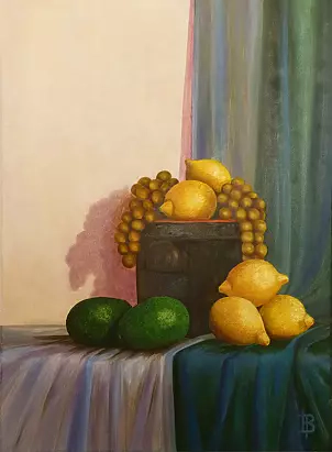 Bogusława Bąk - Martwa natura z cytrynami