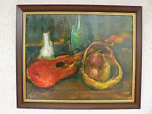   - Still Life with a red guitar