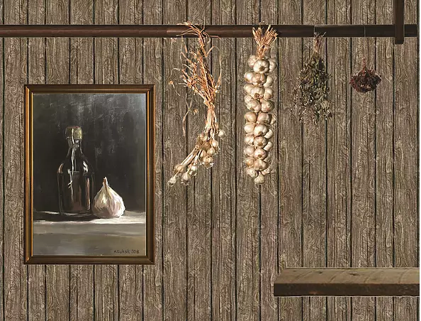 Agnieszka Łuksik - Still life with garlic