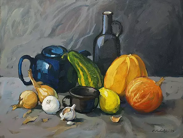 Krzysztof Michalski - Martwa natura z czosnkiem