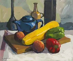 Krzysztof Michalski - Still life with pumpkin