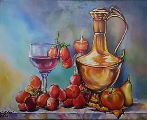 Zenon Gleń - Still life with a jug