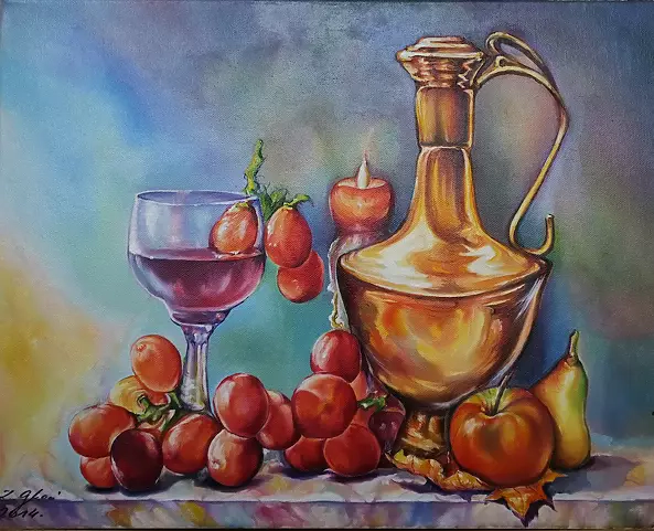 Zenon Gleń - Still life with a jug