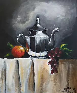 Ryszard Niedźwiedzki - Still life with a jug