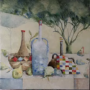   - Still life with pears