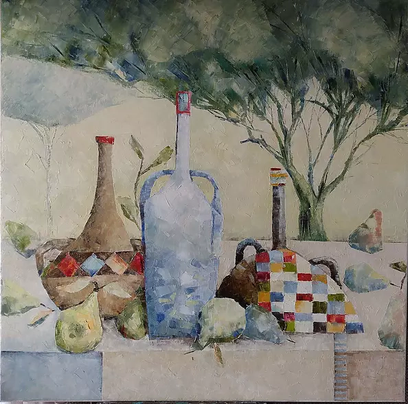 Ewa Tyburcy - Still life with pears