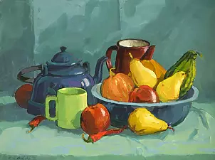 Krzysztof Michalski - Martwa natura z gruszkami