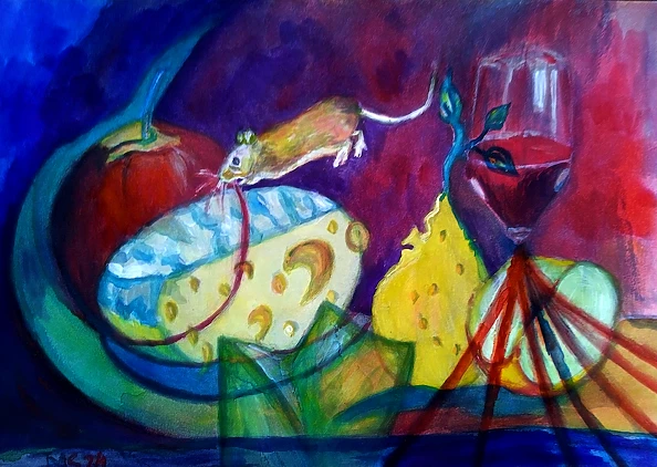 Marzena Salwowska - Still life with a hyperactive mouse