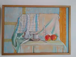   - Still life with apples