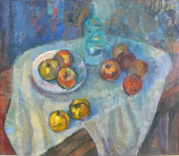 Andrzej Pitera - Martwa natura z jabłkami