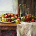 Piotr Kolano - Still life with apples and jug