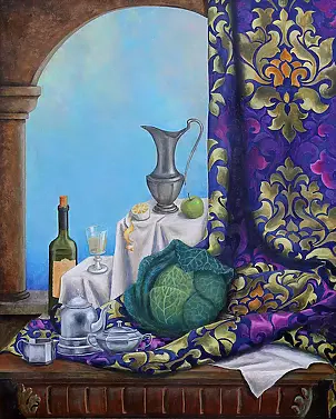   - Still life with cabbage